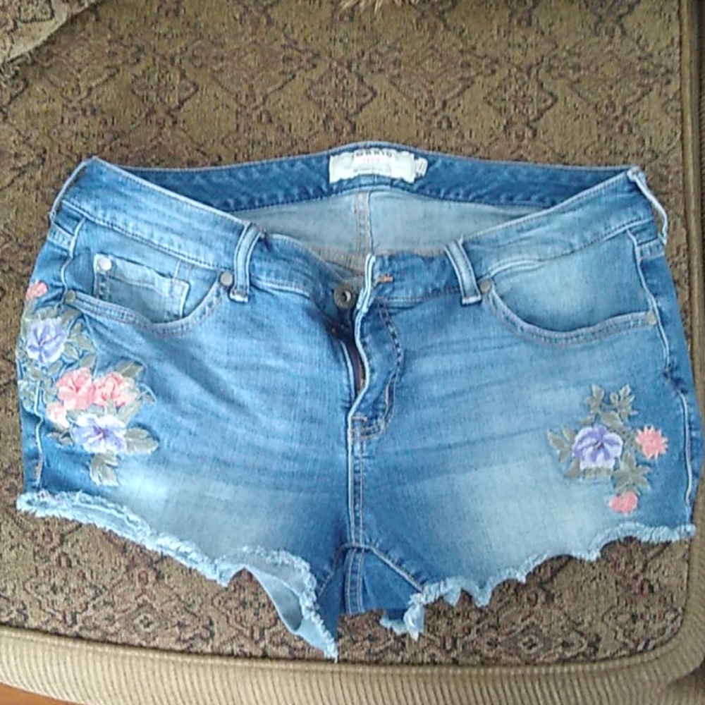 Torrid Embroidered Shorts
